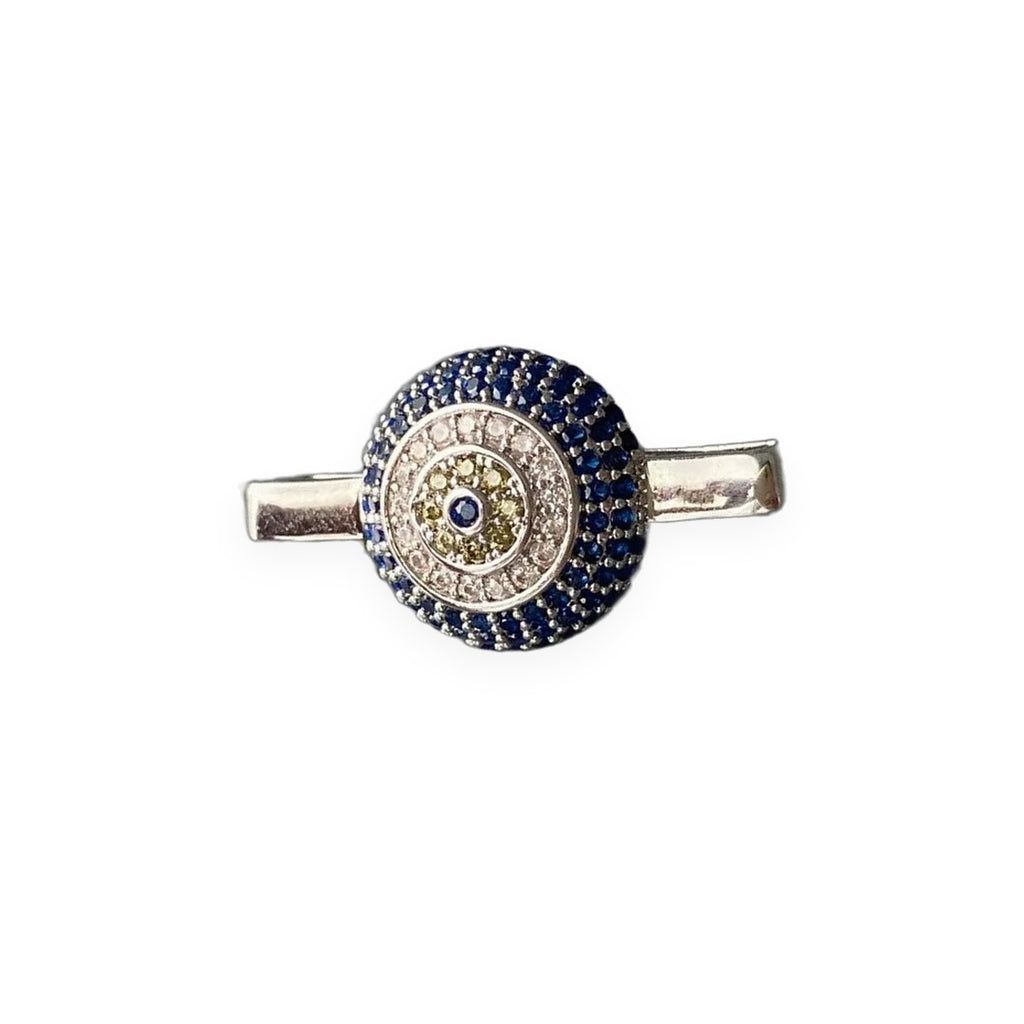 Charm Clip · Blue Eyes, silver