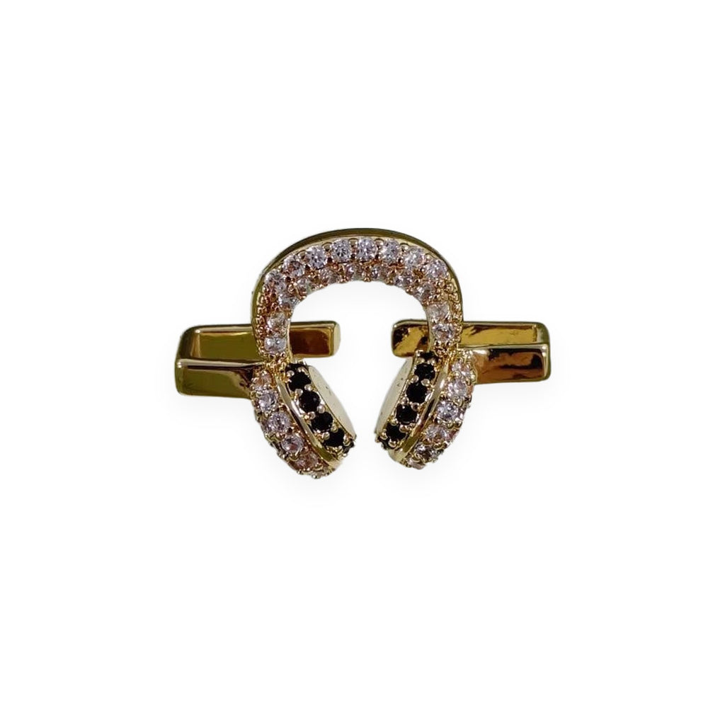 Charm Clip · Earphones, gold