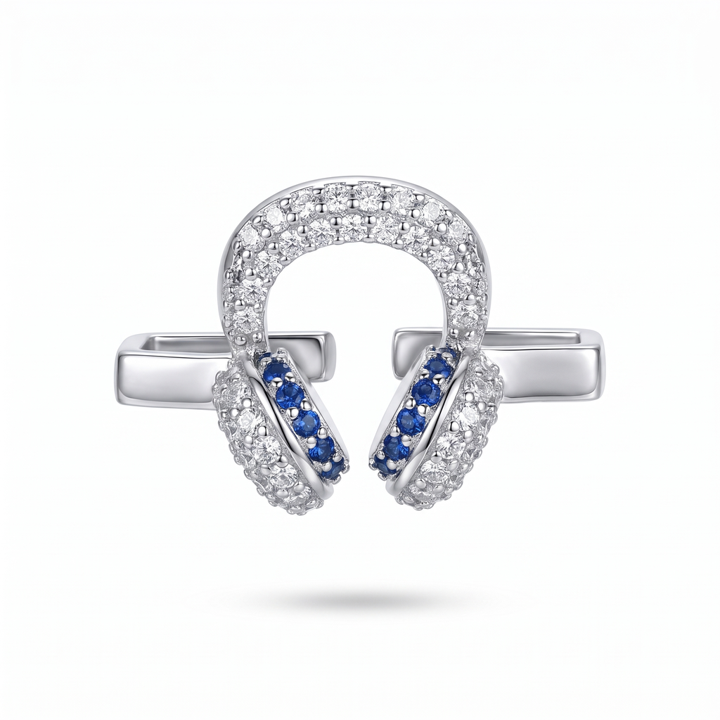 Charm Clip · Earphones, silver