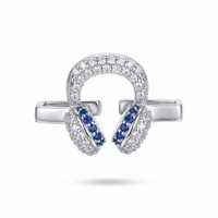 Charm Clip · Earphones, silver